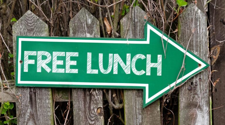 No such thing as a ”free” meal.