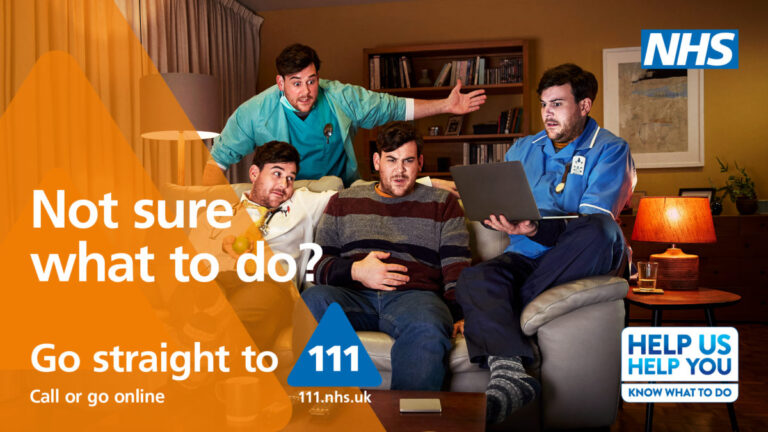 NHS will come to you, not you to the NHS!
