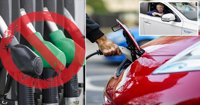 UK WILL BAN SALES OF PETROL, DIESEL, HYBRID CARS BY 2035