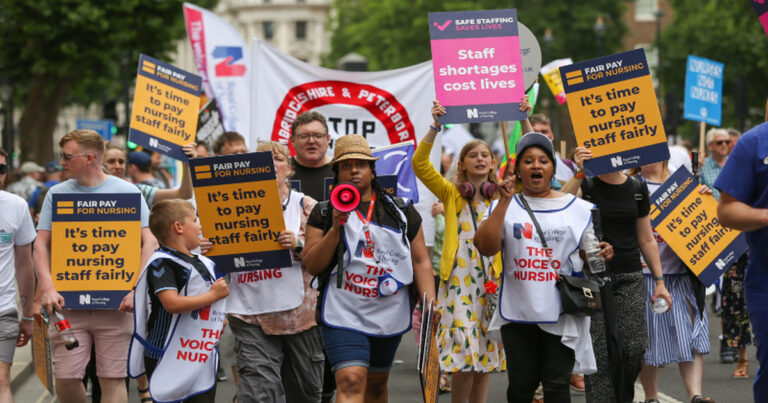 Striking Nurses!