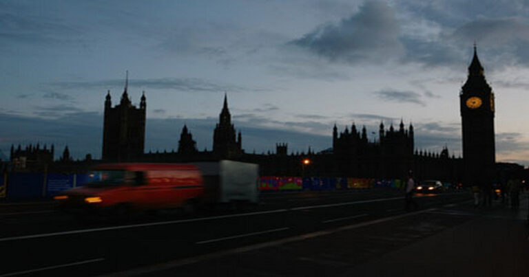 The LIGHTS are going out in the Conservative Party