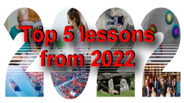 Top 5 lessons from 2022