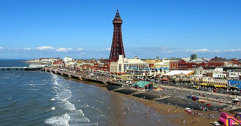 Two sides of life in Blackpool!
