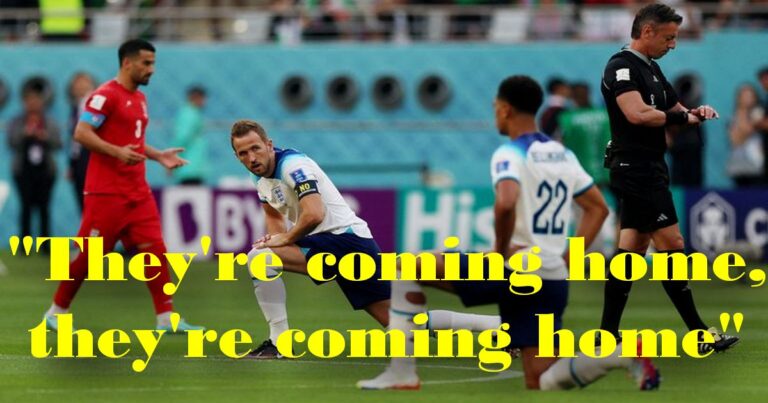 Virtue Signalling ENGLAND out of the World Cup.