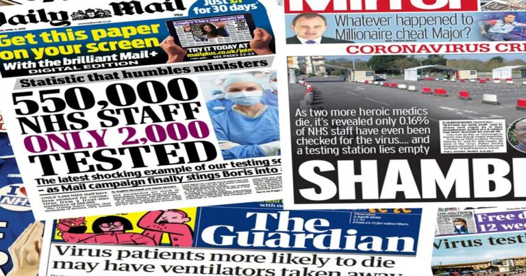 UK Media goes blind.