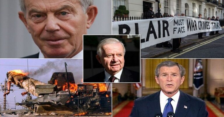 The Evils of Tony Blair and weapons of mass destruction (Gulf War)