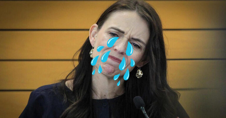 New Zealand tyrant Ardern resigns in tears!
