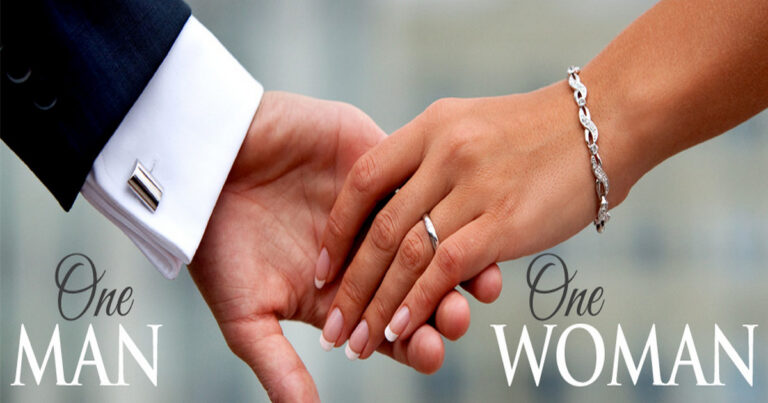 COE Marriage = one man and one woman!