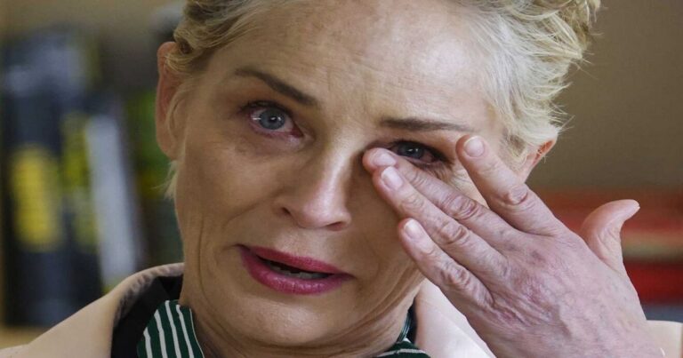 The pain of Sharon Stone.