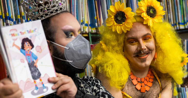 On Drag Queen story hour….