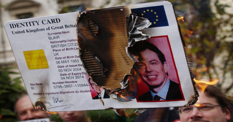 Tony Blair wants DIGITAL ID for all!
