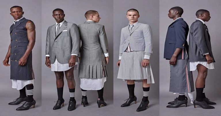 Should we indulge men in frocks?