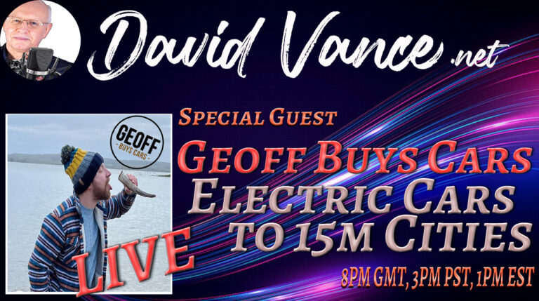Wednesday LIVE – From Electric Cars to 15m Cities