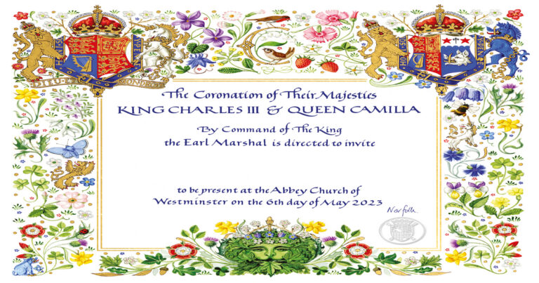 Did you get your invite to the Coronation?