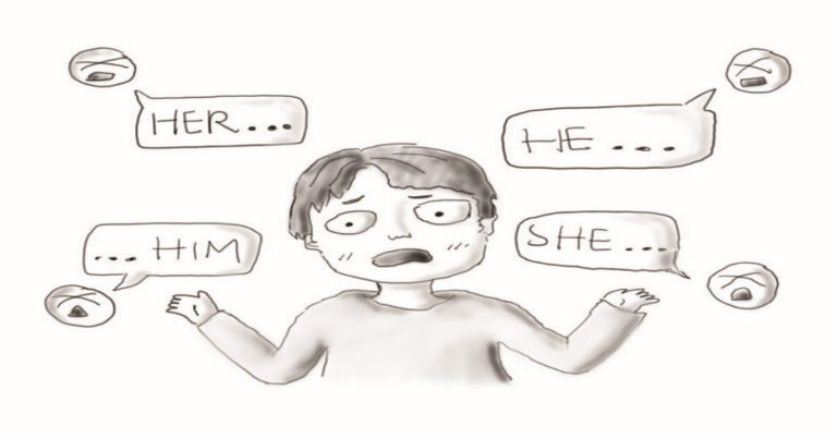 Sacked for wrong Pronouns!