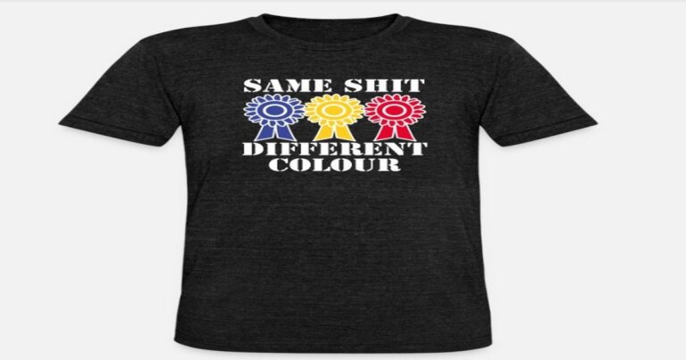 ‘Same Shit, Different Colour’