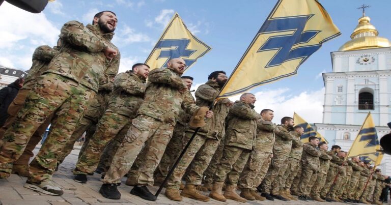 The West actively supports Nazis in Ukraine.