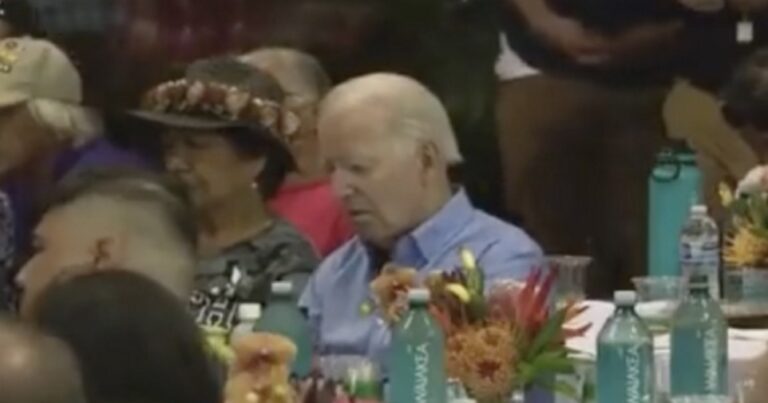 Biden snoozes as Hawaii burns.
