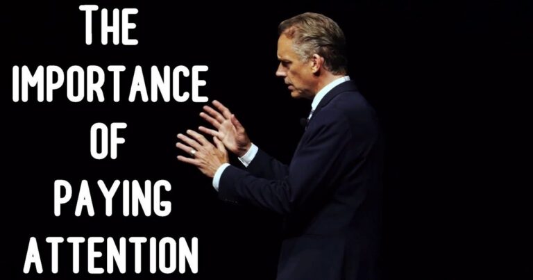 Paying attention to Dr Jordan Peterson.