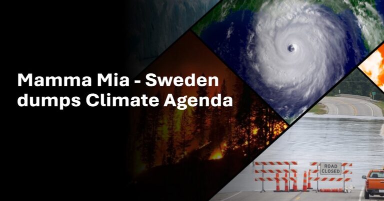 Mamma Mia – Sweden dumps Renewables!