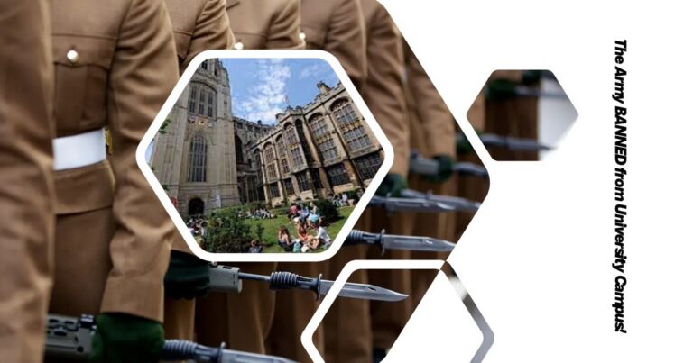 The Army BANNED from University Campus!
