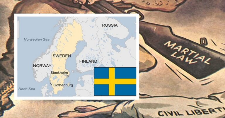 Sweden preps for Martial Law?