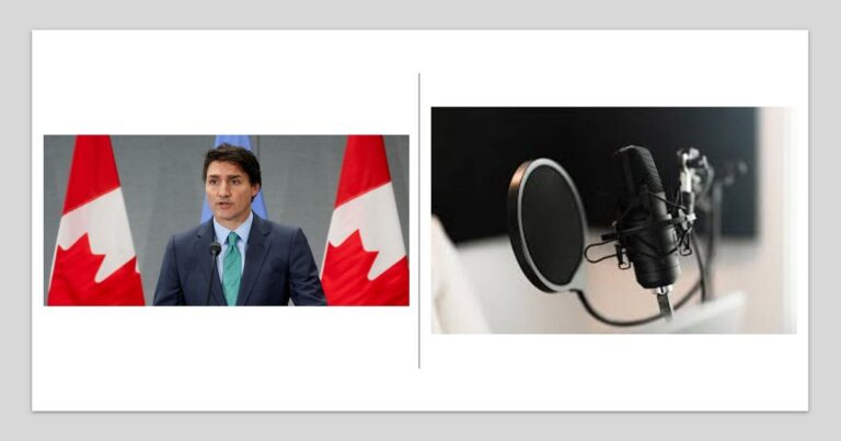 Trudeau coming for the Podcasters!