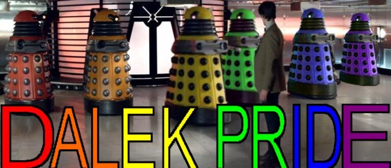 Dr Who and the Rainbow Daleks.