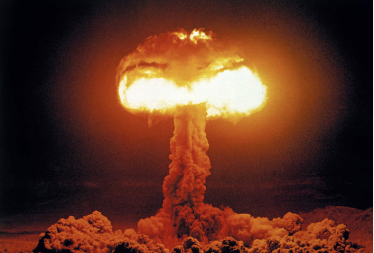 A mushroom cloud over Europe