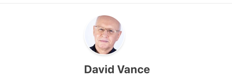 Announcing the brand new DAVID VANCE Substack!