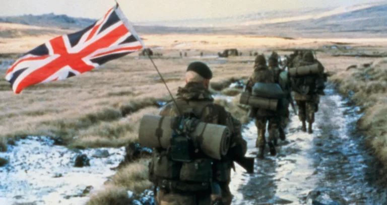 The Falklands, long ago and far away.