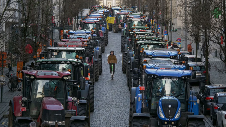 EU tactical retreat as farmers turn up heat