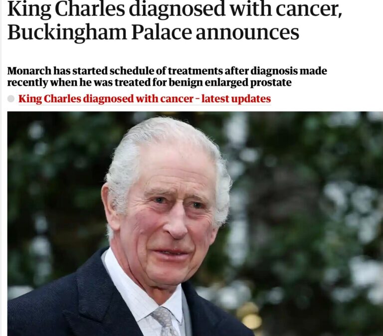 Cancer is the new Covid. David Vance