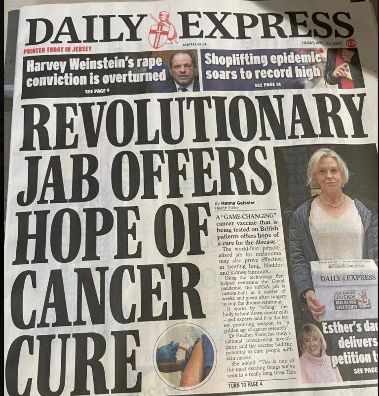 Royal PR for Cancer.
