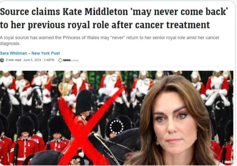 Princess Catherine – never returning?