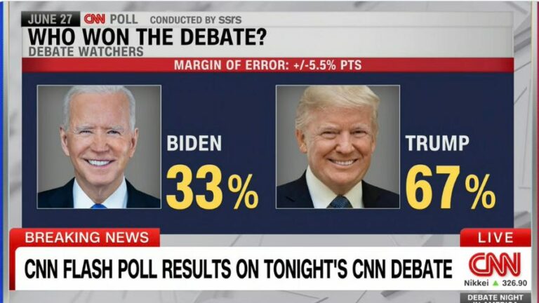 Biden dies on stage