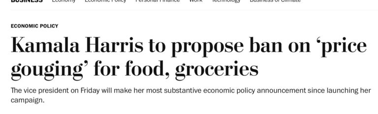 Kamala’s Price Controls = Communism