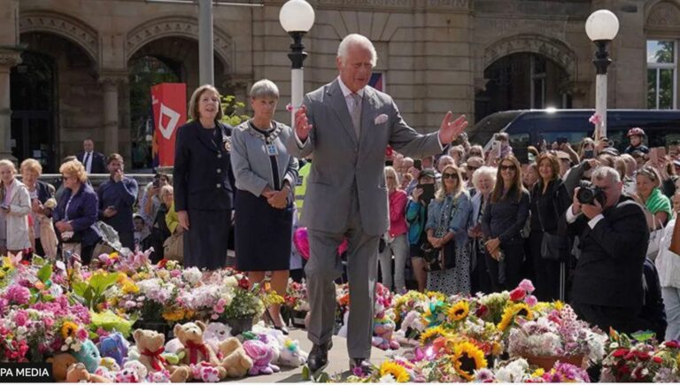 King Charles visits Southport