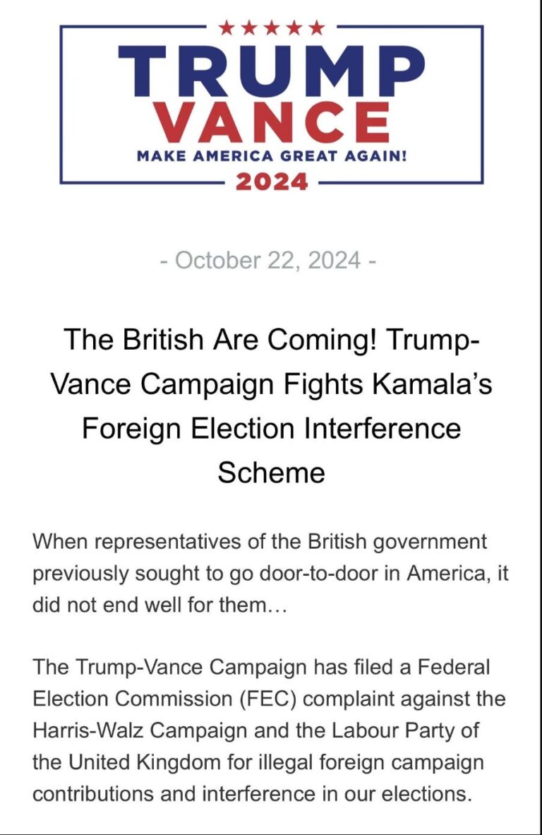 Foreign Interference in the US Election