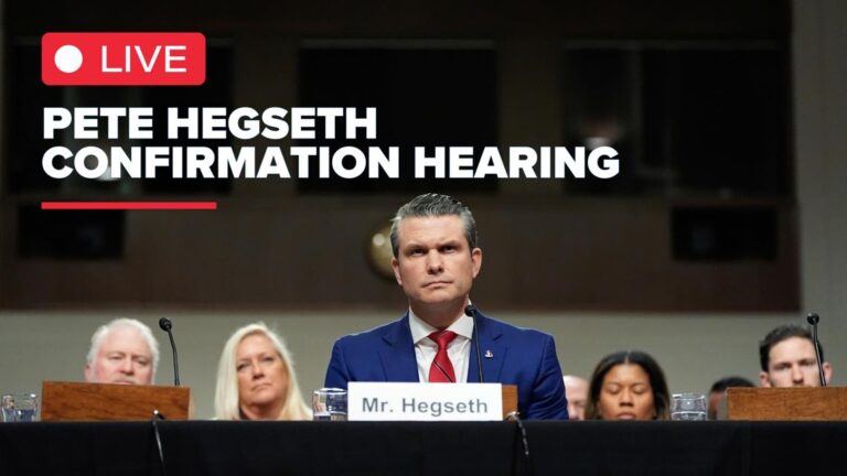 Pete Hegseth Confirmation Hearing (Full)