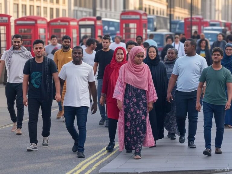 London is a foreign land.