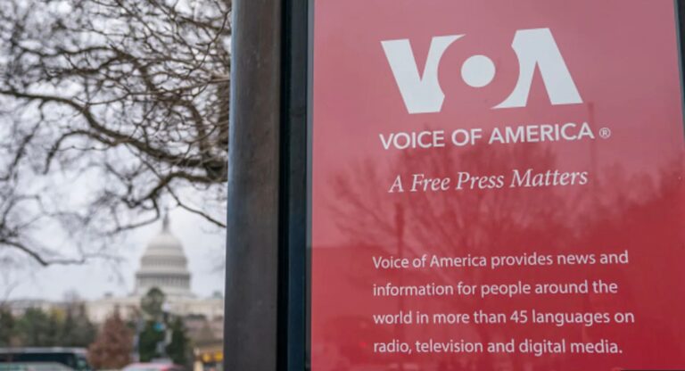 Voice of Radical America silenced.