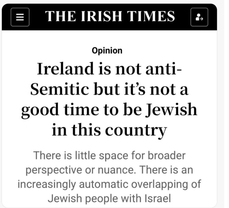 Ireland twinned with Gaza?