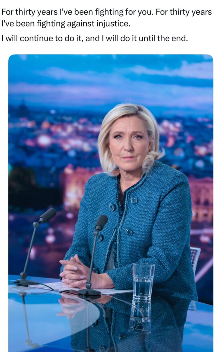 Le Pen is mightier than the sword!