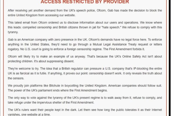 US Government to crack down on European media censors!