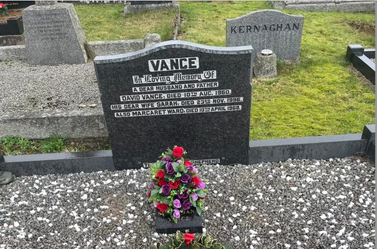 The death of David Vance.