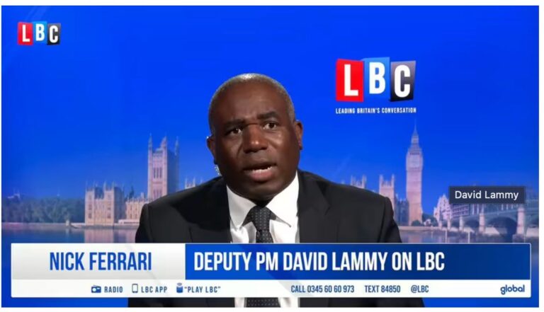 The hypocrisy of David Lammy!