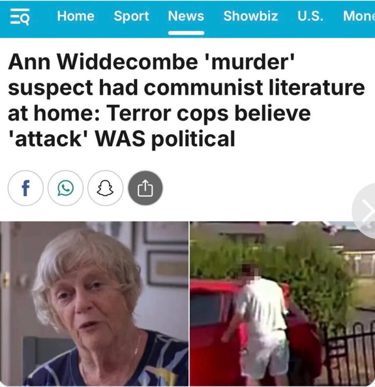 The Ann Widdecombe killing – decoded!