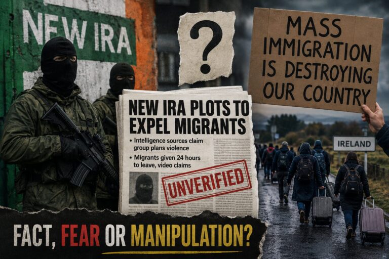 The New IRA expelling the Migrants and other tall stories!