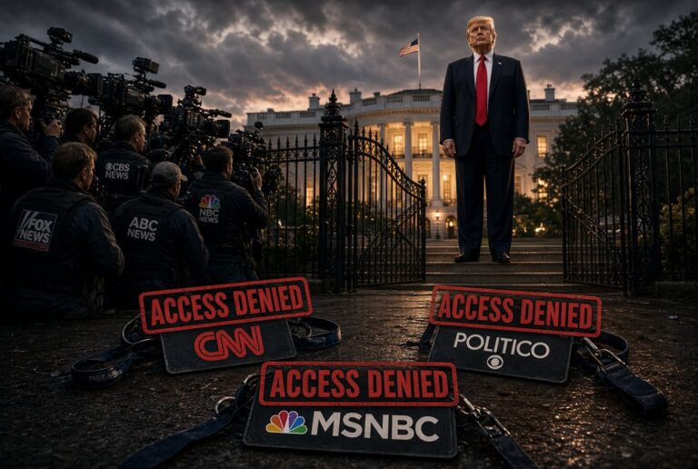 Trump throws out the FAKE NEWS MEDIA